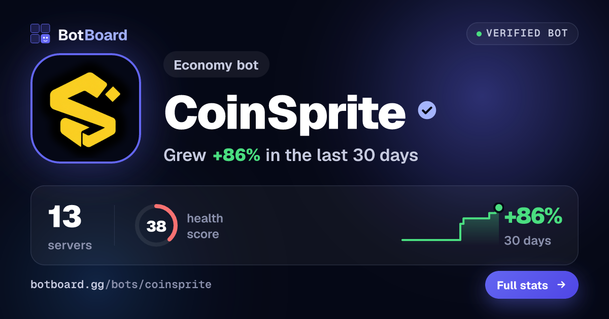Share card for CoinSprite