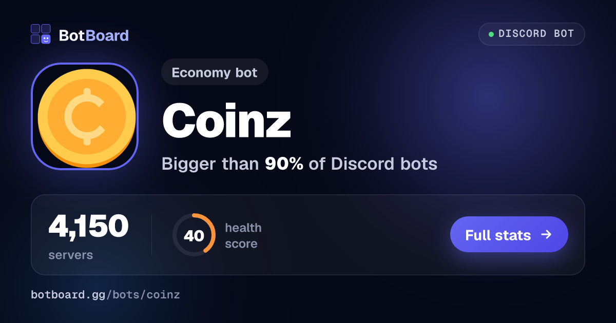 Share card for Coinz