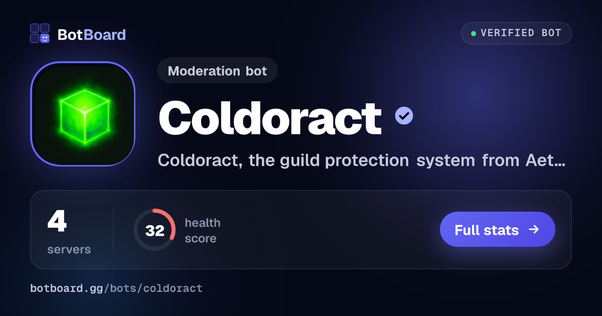 Share card for Coldoract
