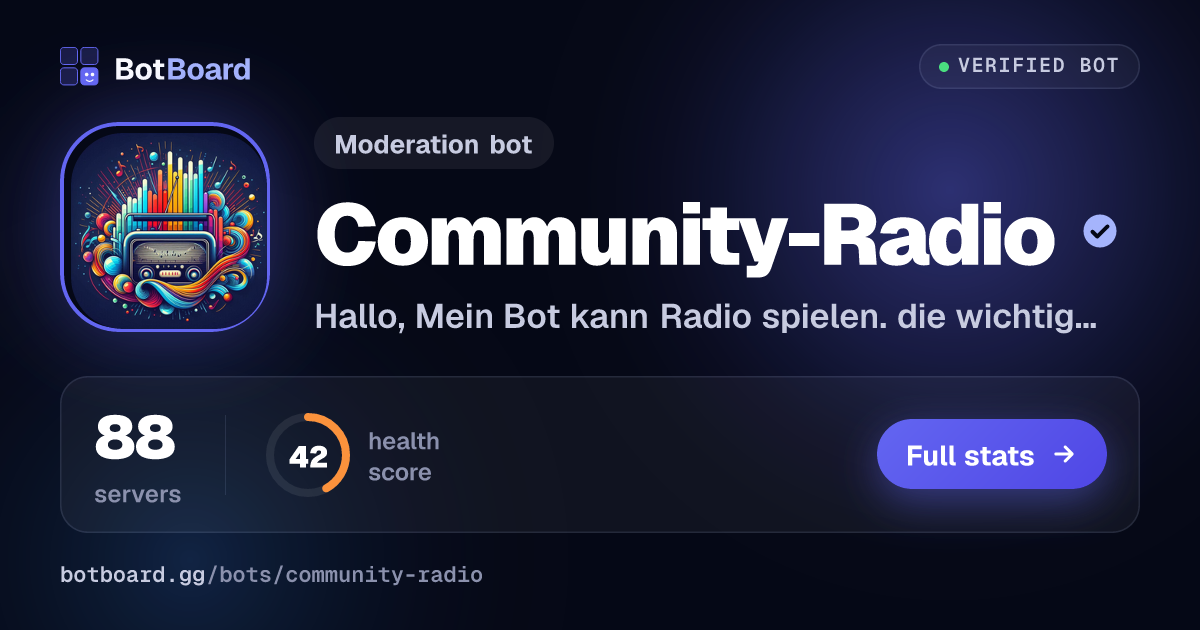 Share card for Community-Radio