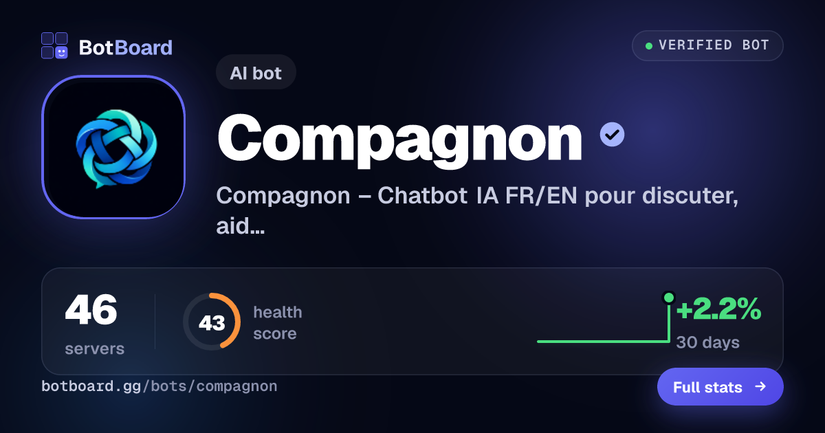 Share card for Compagnon