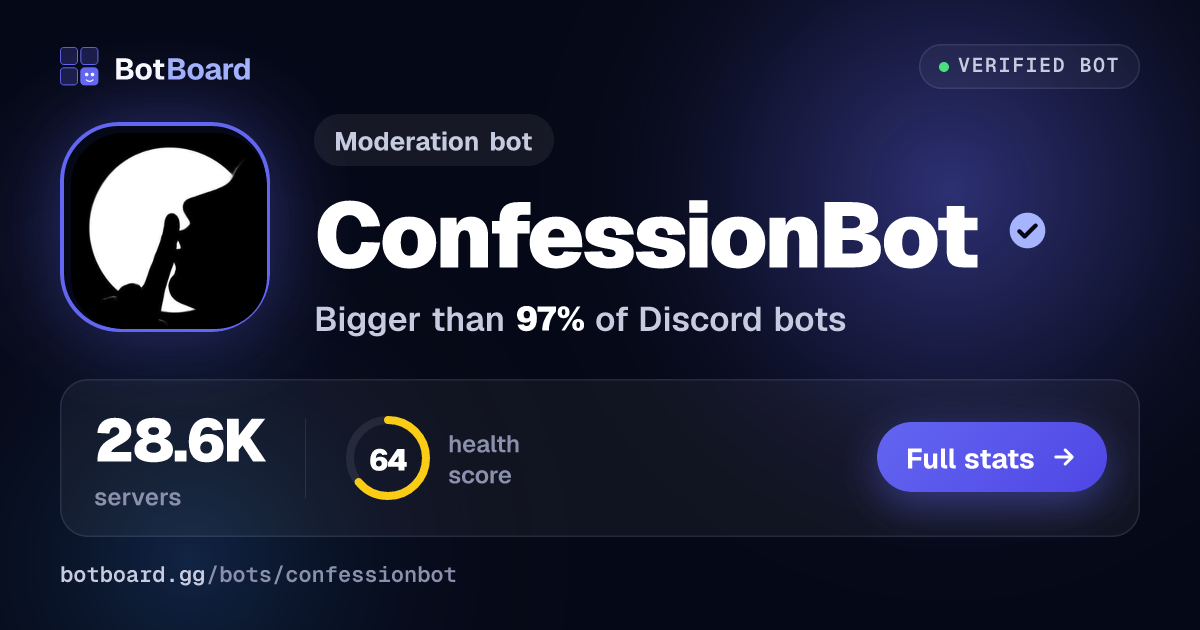 Share card for ConfessionBot