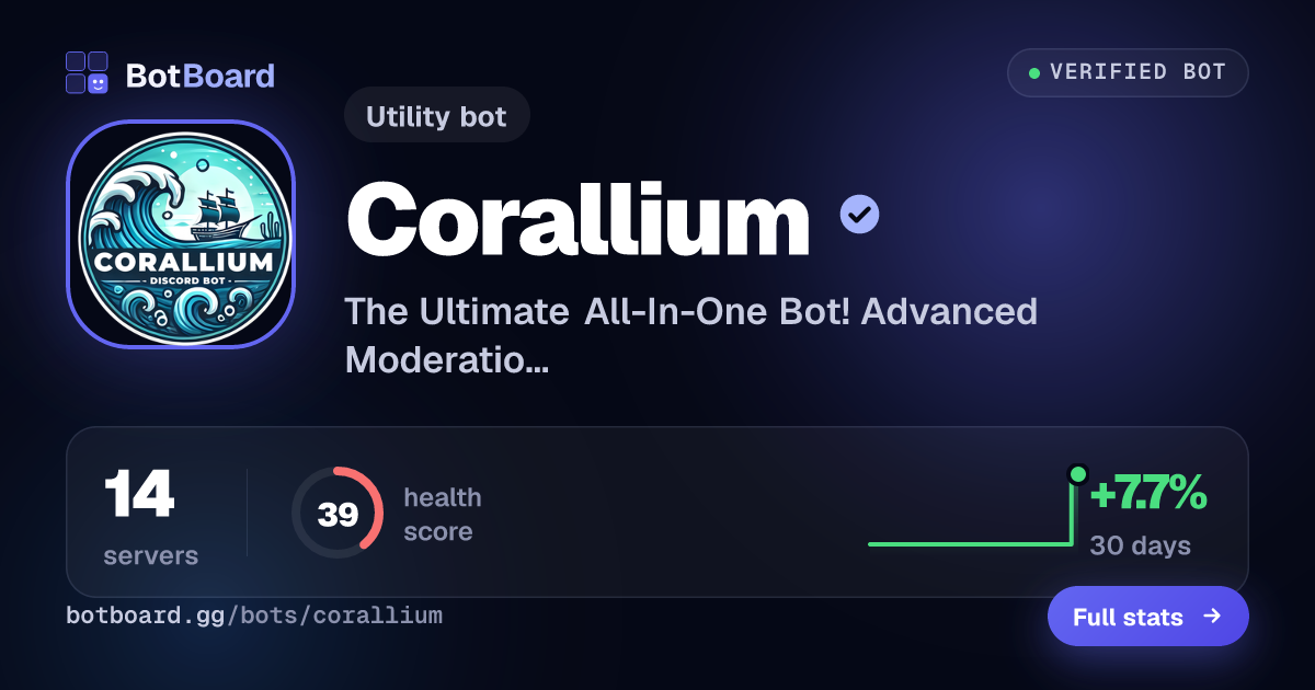 Share card for Corallium
