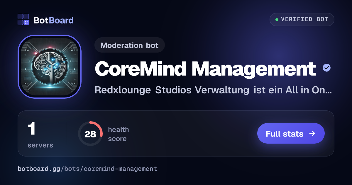 Share card for CoreMind Management