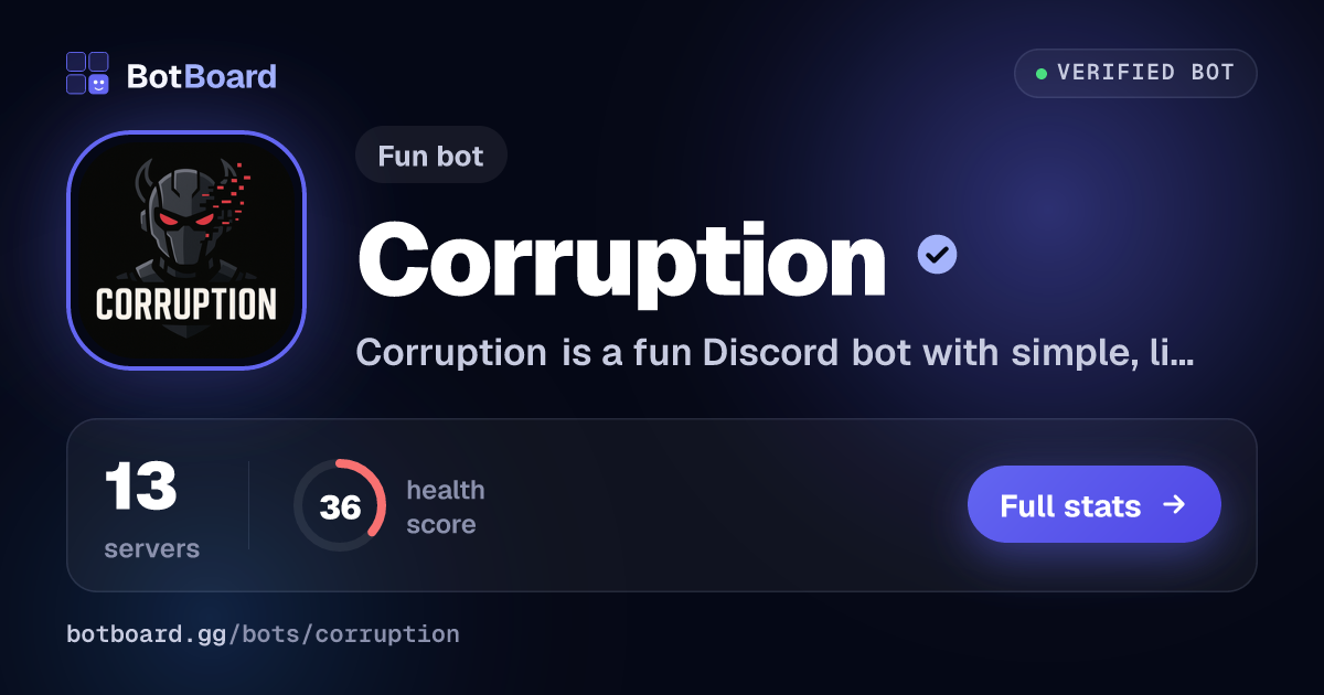 Share card for Corruption