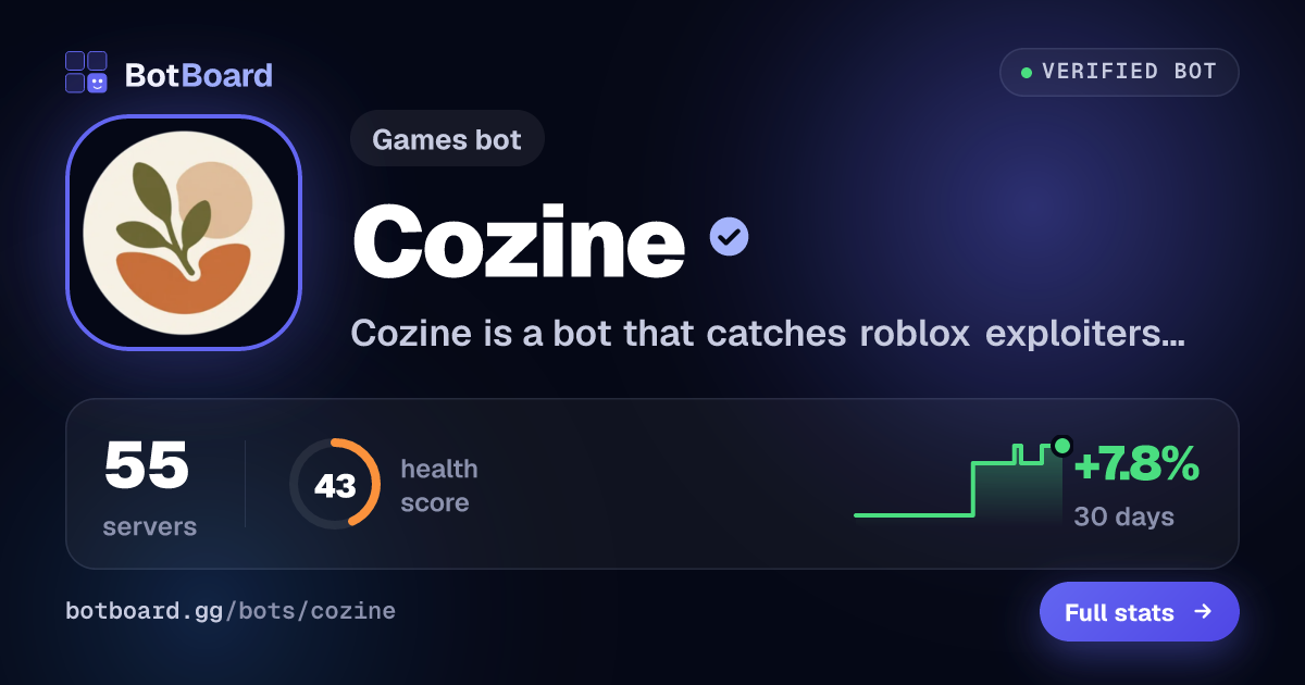 Share card for Cozine