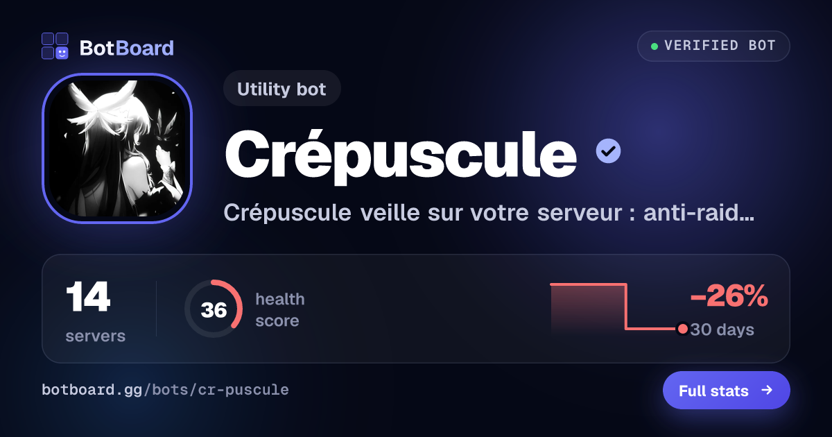 Share card for Crépuscule