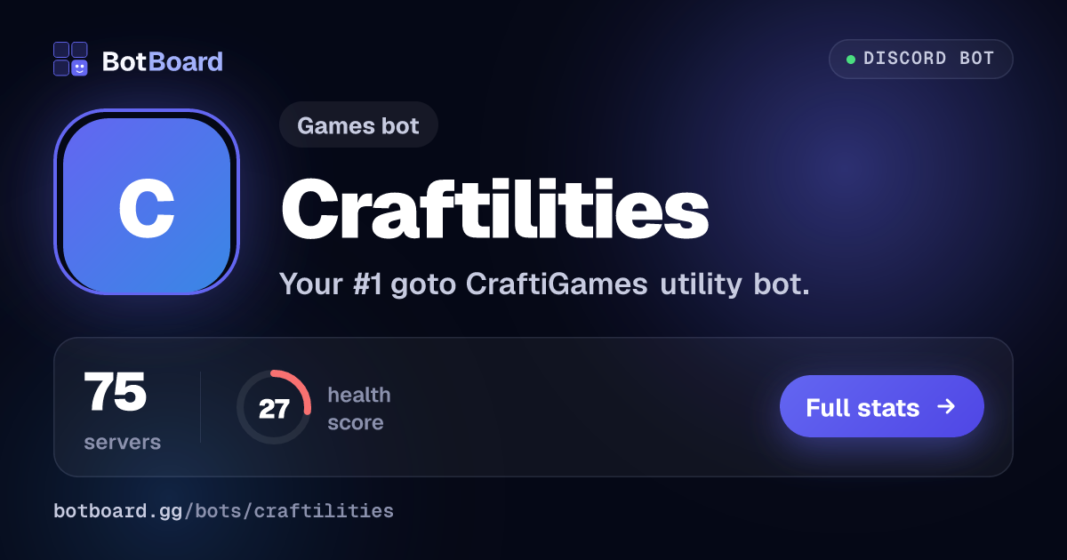 Share card for Craftilities