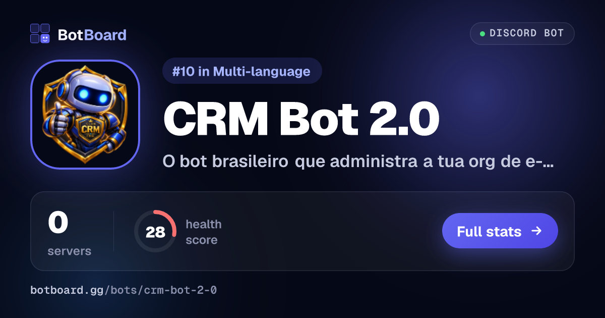 Share card for CRM Bot 2.0