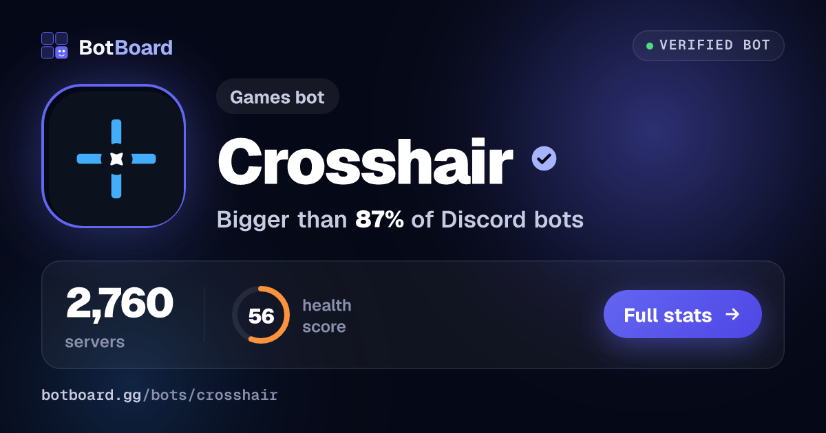 Share card for Crosshair