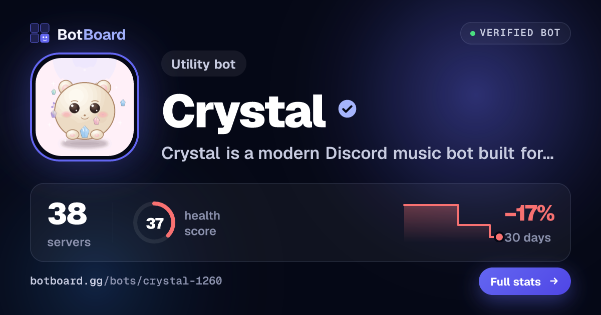 Share card for Crystal