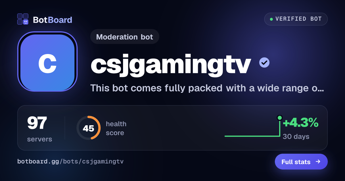 Share card for csjgamingtv