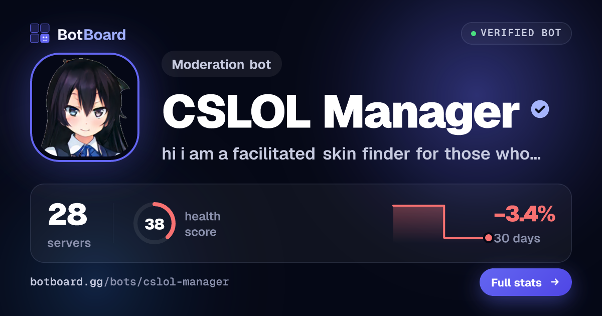 Share card for CSLOL Manager