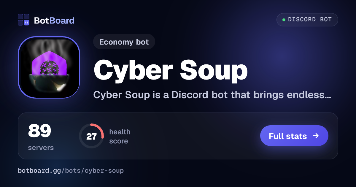Share card for Cyber Soup