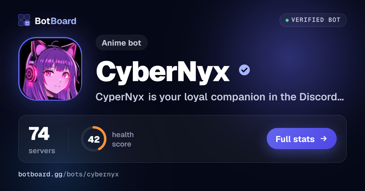 Share card for CyberNyx
