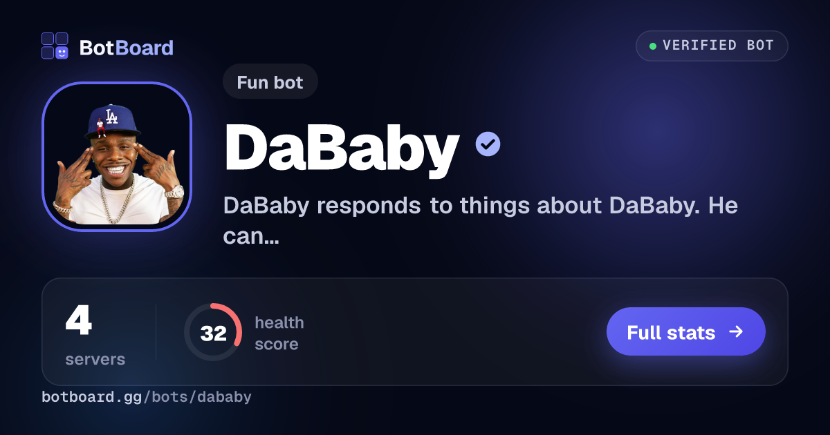 Share card for DaBaby