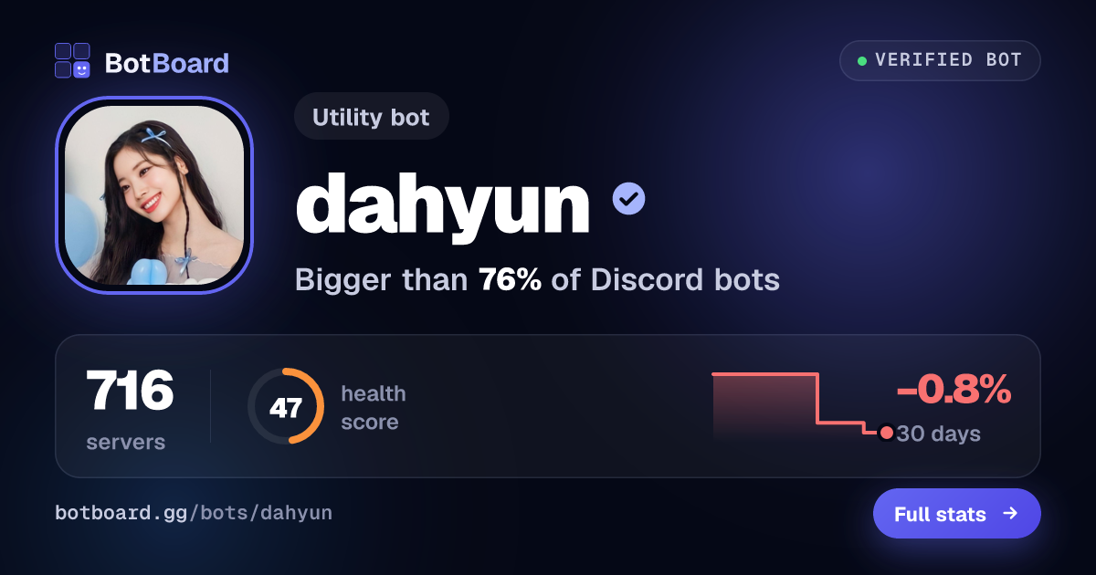Share card for dahyun