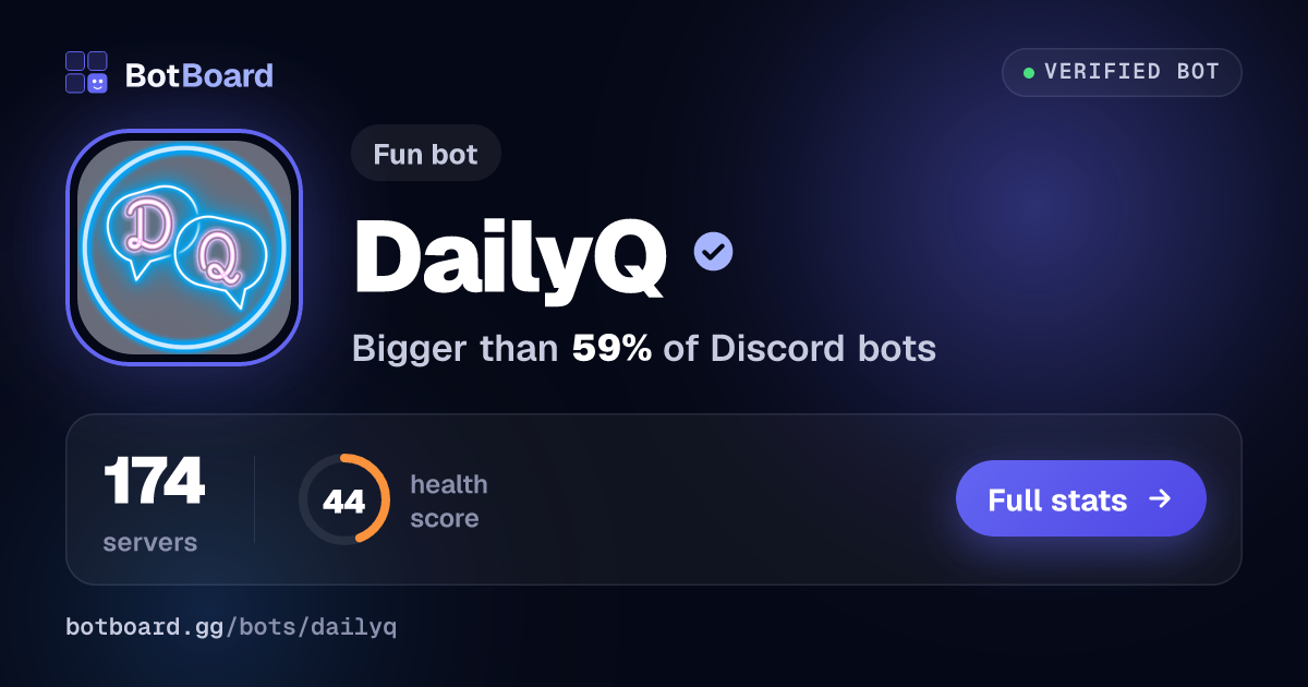 Share card for DailyQ
