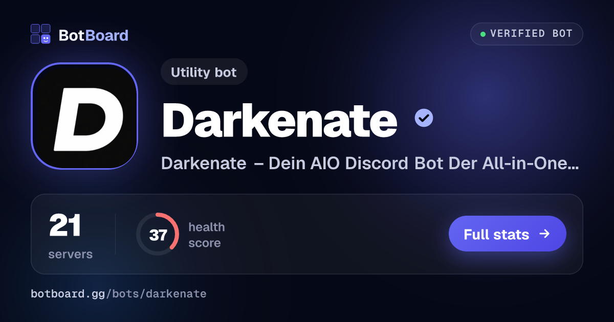 Share card for Darkenate