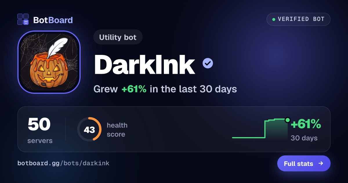 Share card for DarkInk