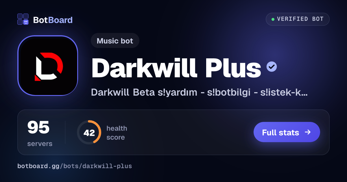Share card for Darkwill Plus