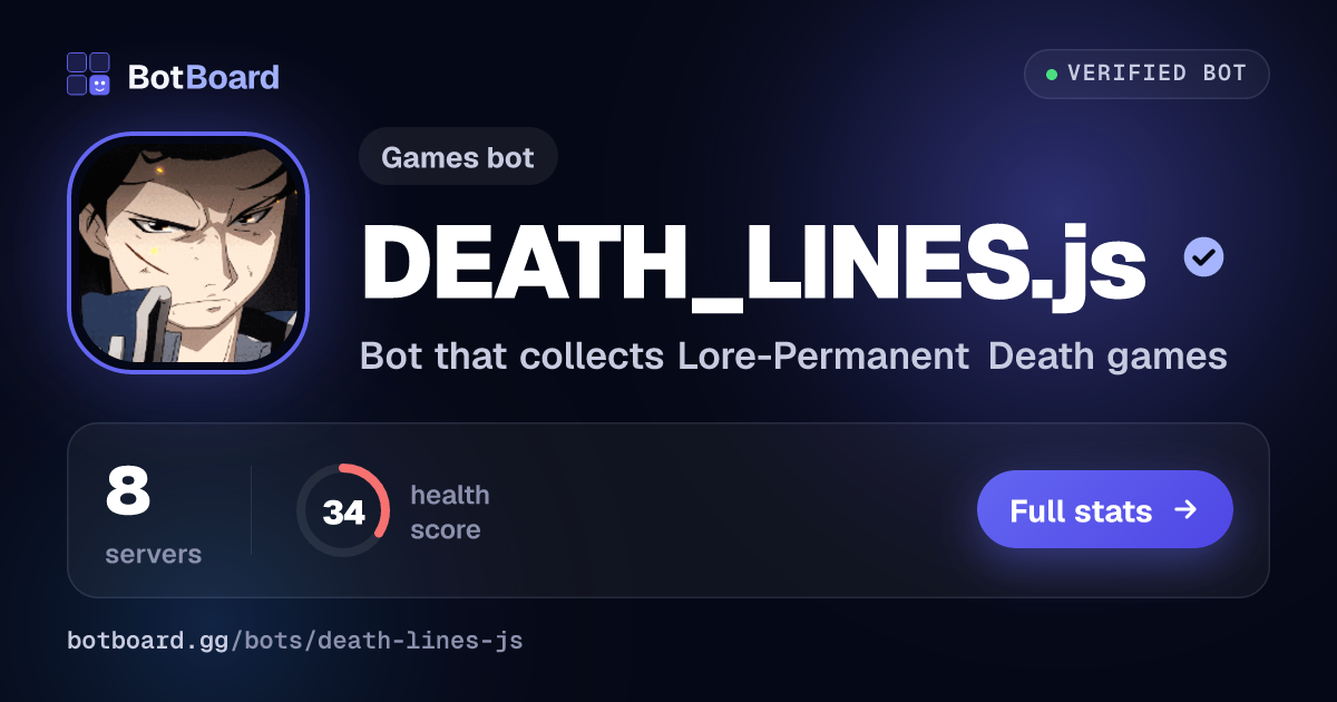 Share card for DEATH_LINES.js