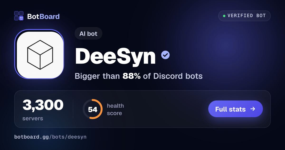 Share card for DeeSyn