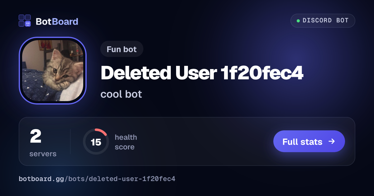 Share card for Deleted User 1f20fec4