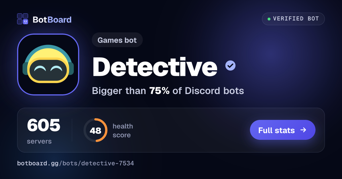 Share card for Detective