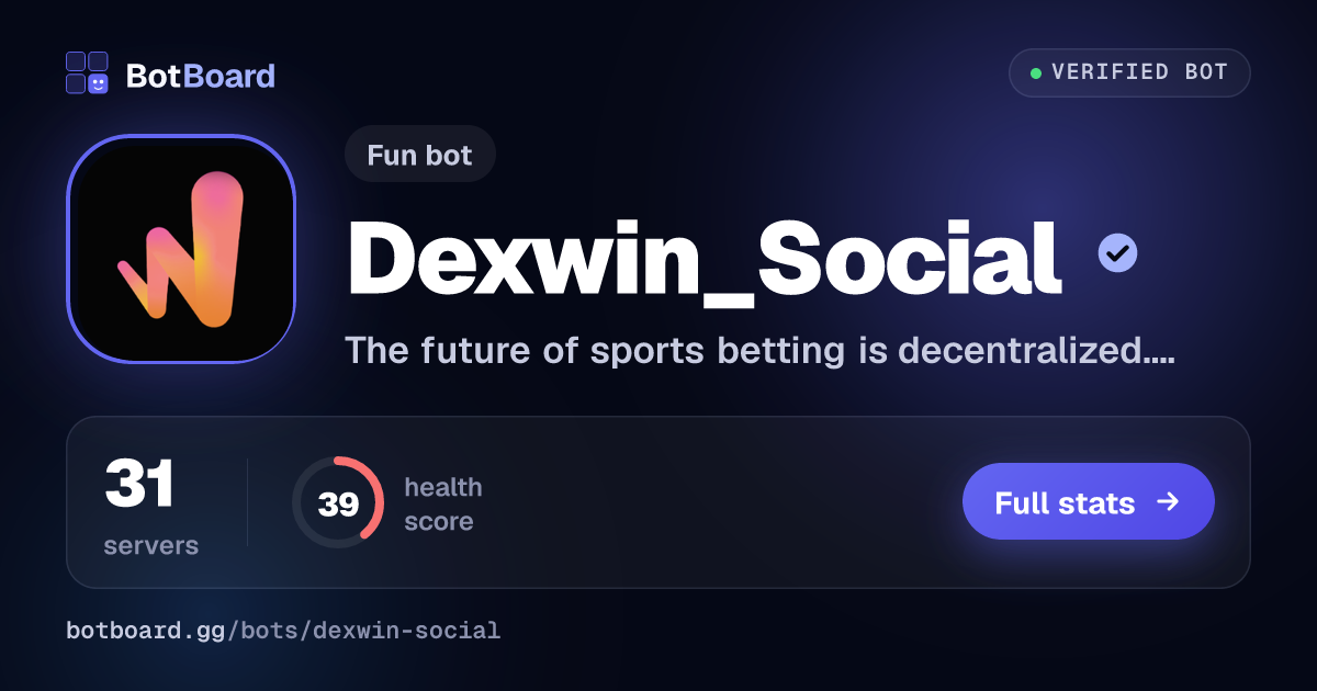 Share card for Dexwin_Social