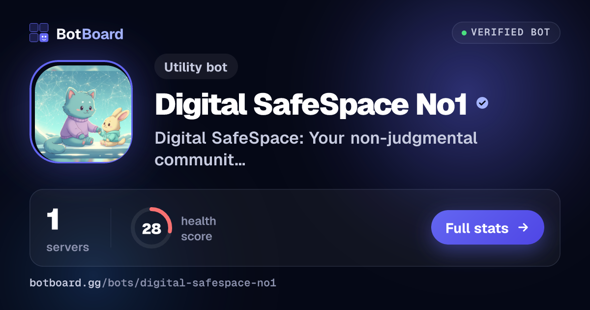 Share card for Digital SafeSpace No1