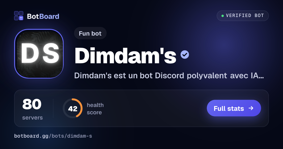 Share card for Dimdam's