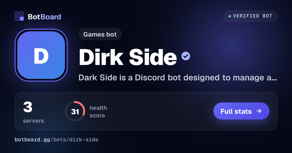 Share card for Dirk Side