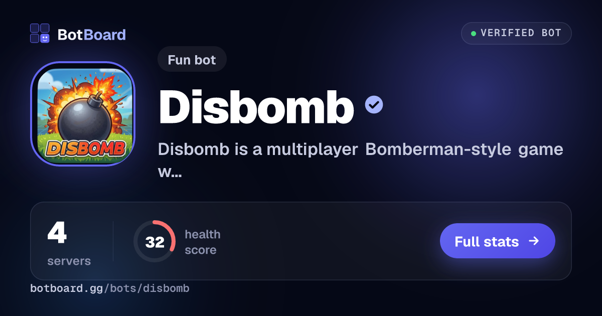 Share card for Disbomb