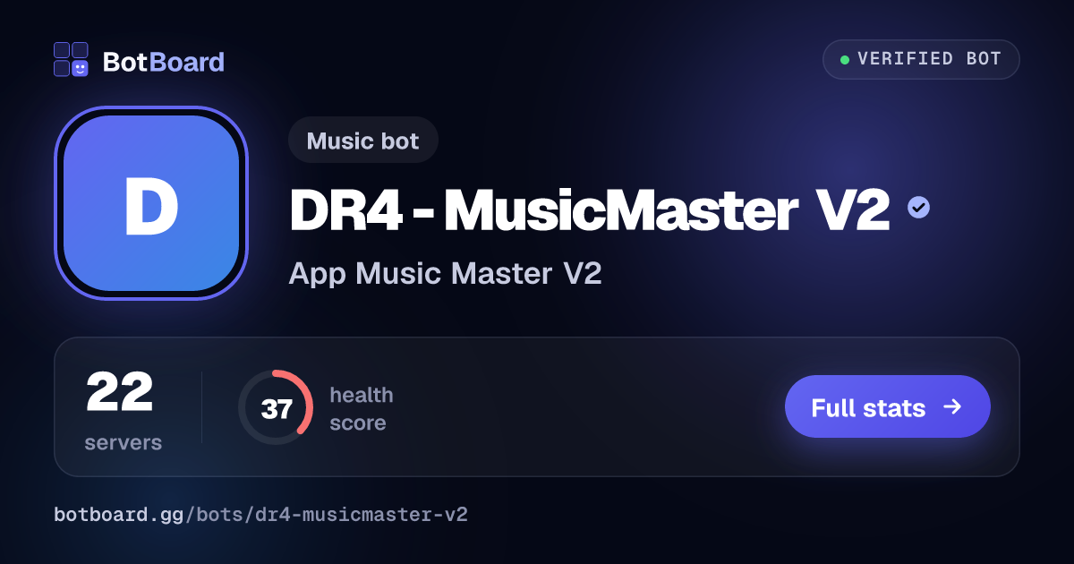 Share card for DR4 - MusicMaster V2