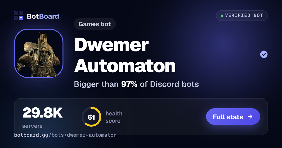 Share card for Dwemer Automaton