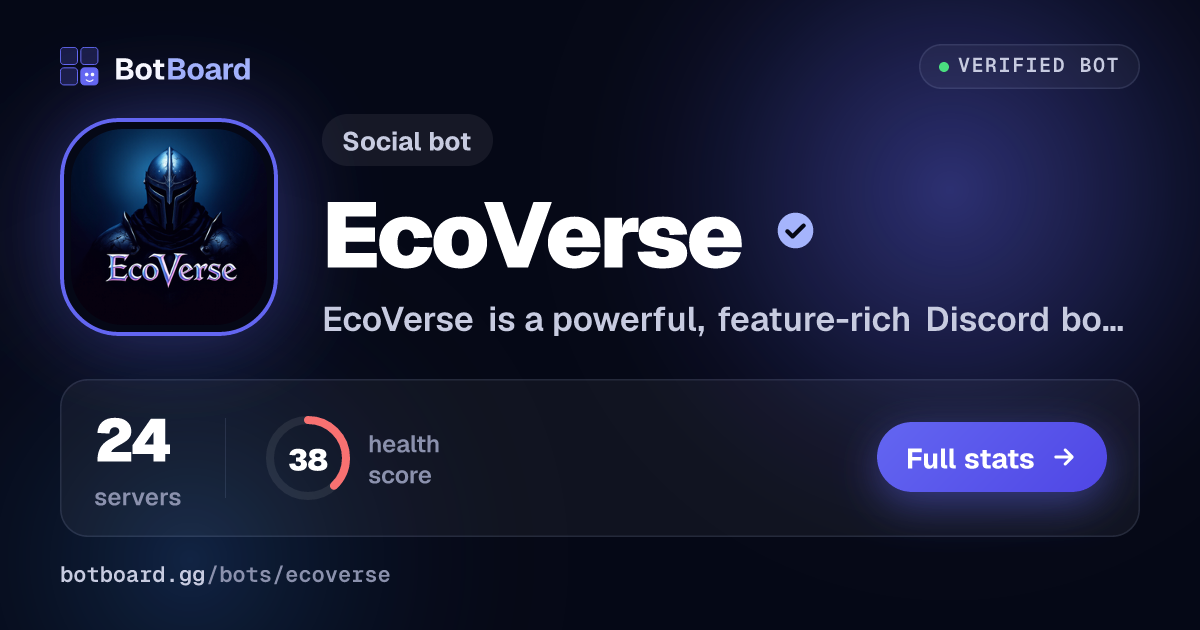 Share card for EcoVerse