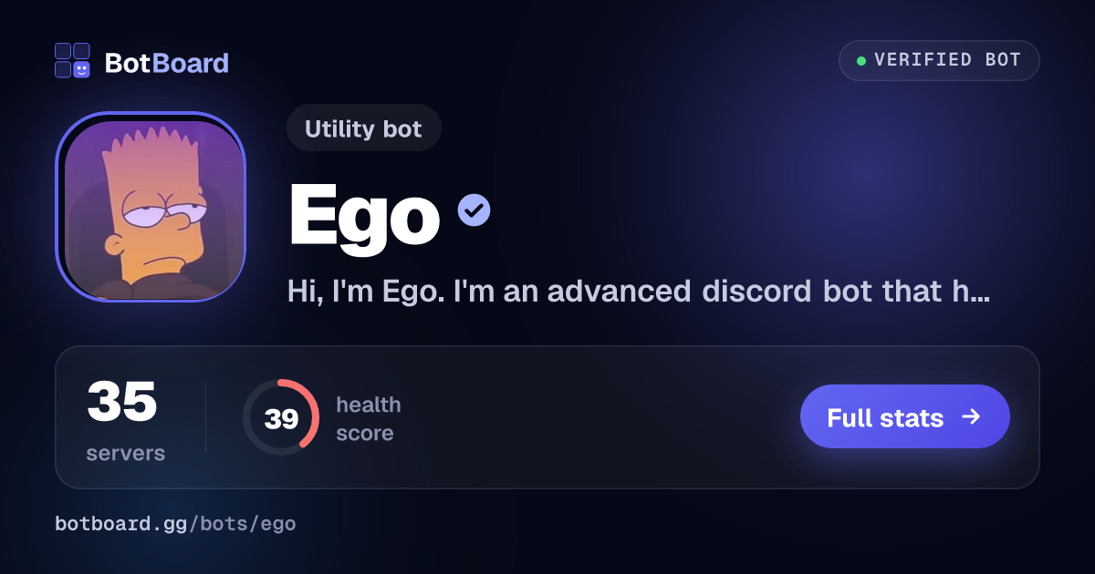 Share card for Ego