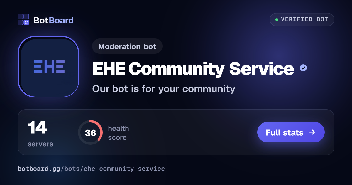 Share card for EHE Community Service