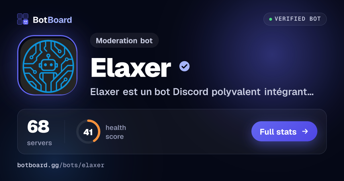 Share card for Elaxer