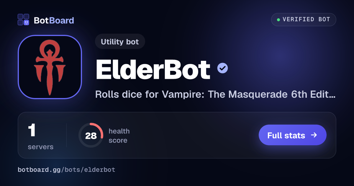 Share card for ElderBot