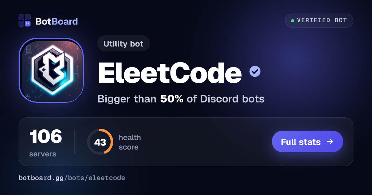 Share card for EleetCode