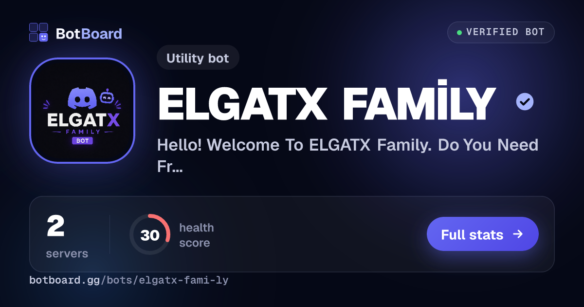 Share card for ELGATX FAMİLY❤