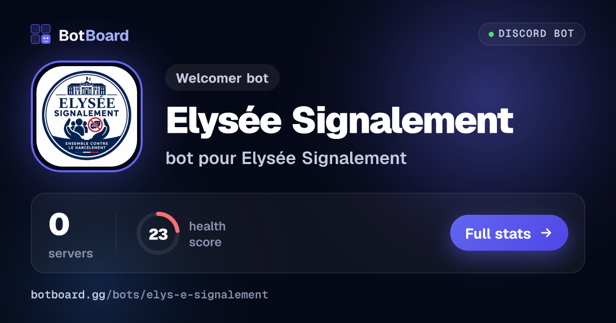 Share card for Elysée Signalement