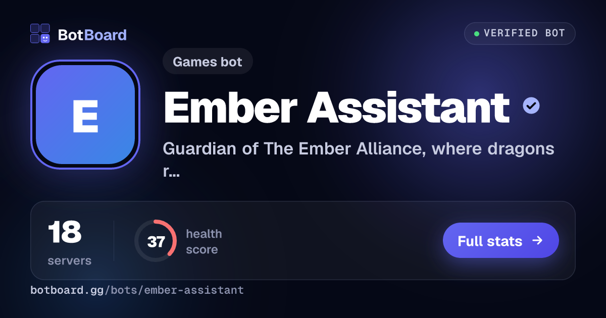 Share card for Ember Assistant