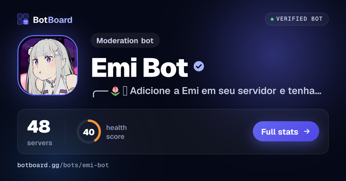 Share card for Emi Bot ♡