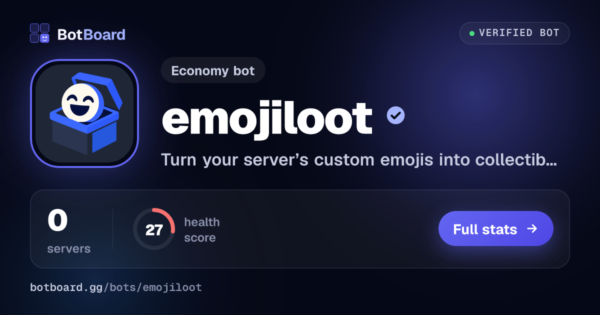 Share card for emojiloot
