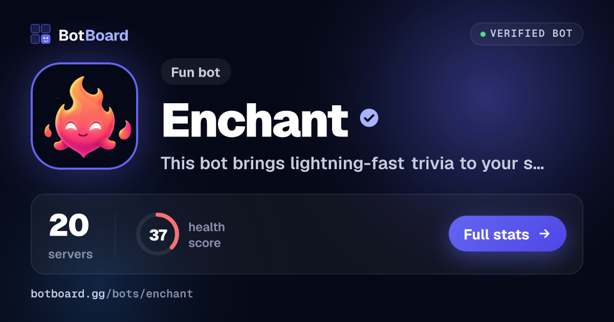 Share card for Enchant