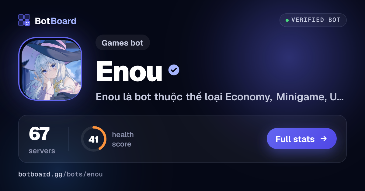 Share card for Enou