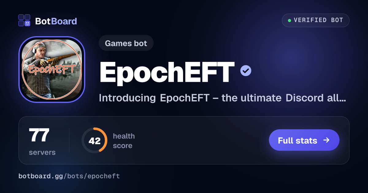 Share card for EpochEFT